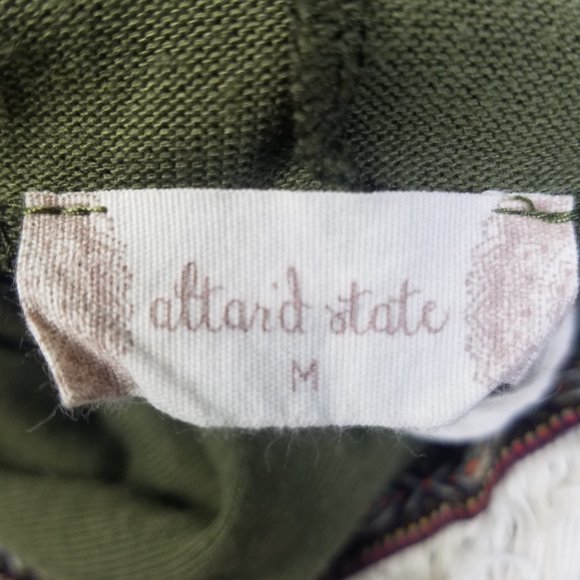 Altar’d State Green Fringed Hoodie - Picture 5 of 6